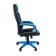 Игровое кресло GAME 17 черный/голубой