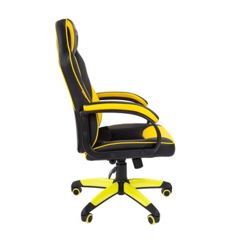 Игровое кресло GAME 17 черный/желтый-2