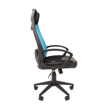 Кресло для руководителя 840 BLACK-BLUE-2