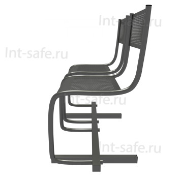 Секция из 2-х стульев СП22Н00 черная-3