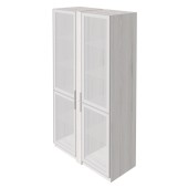 Шкаф со стеклянными дверьми TS-44+TS-07.1(х2)+TS-08.1(х2) дуб Эльза